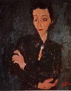 Chaim Soutine Portrait of Maria Lani oil painting